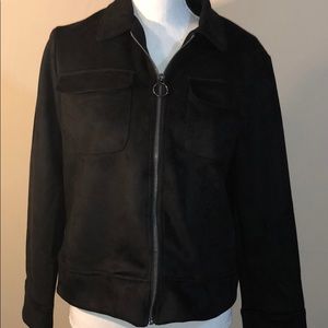 NWT Philosophy Black Vegan Leather Jacket